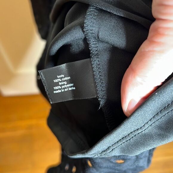 Lane Bryant Short-Sleeve Convertible Dress Black Eyelet Plus Size 18/20 NWT - Picture 6 of 8